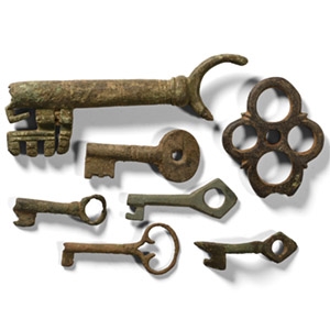 Medieval and Later Bronze Key Collection