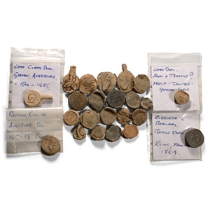 Post Medieval Lead Bag Seal Collection