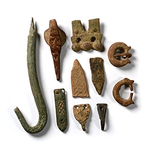 Anglo-Saxon Bronze Artefact Collection