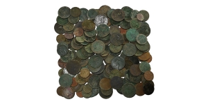 Group of One Hundred and Fifty [150] Unsorted As Found Coins.