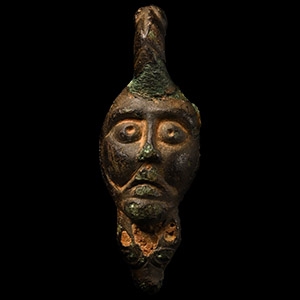 Irish Bronze Hanging Bowl Mount