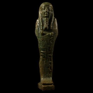 Egyptian Faience Shabti for Hor-sa-Iset