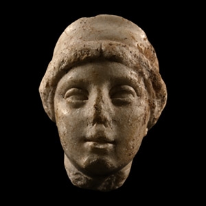 Hellenistic Marble Head of a Woman