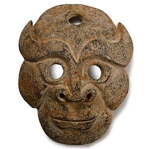 Life-Size Tibetan Style Buddhist Stone Mask