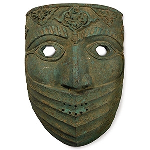 Life-Size Western Asiatic Style Bronze Mask
