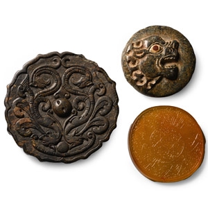 Western Asiatic Style Stone Roundel Group