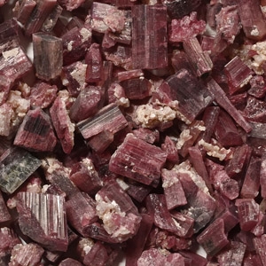 Natural Pink Tourmaline Crystal Group