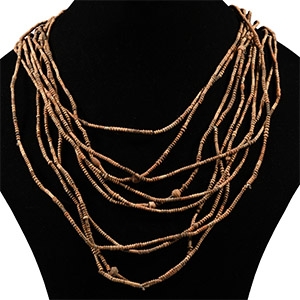African Terracotta Bead Necklace Group