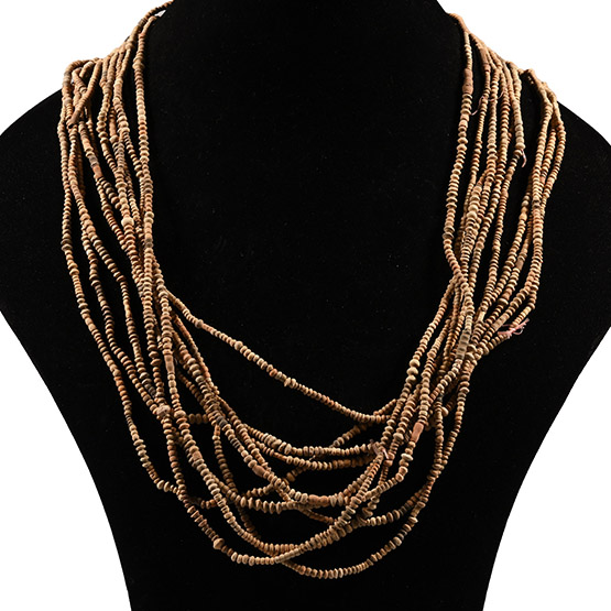 African Terracotta Bead Necklace Group