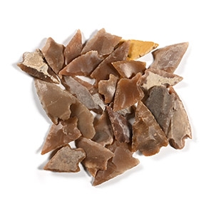 Stone Age Barbed and Tanged Arrowhead Collection