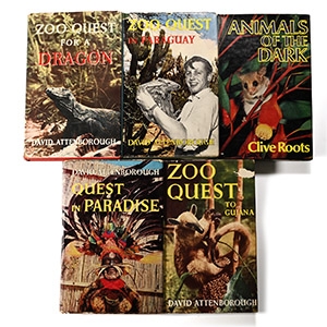 Zoo Quest Series and Other Books by David Attenborough - 4 Titles