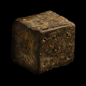 Large Roman Bronze Gaming Dice