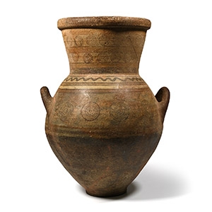 Cypriot Painted Terracotta Amphora