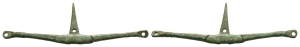 Medieval Bronze Folding AE Coin Balance.