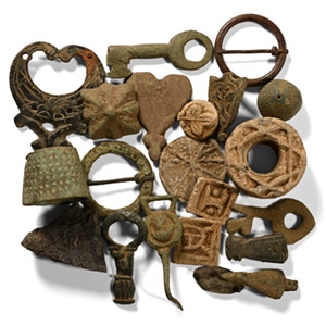 Medieval Bronze and Other Artefact Group
