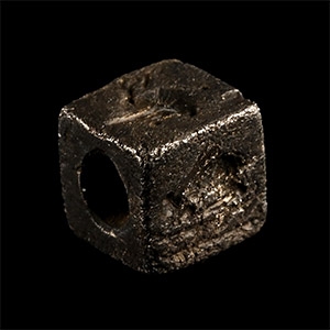 Roman Silver Gaming Cube with Animals