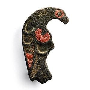 Romano-British Enamelled Bronze Eagle Brooch