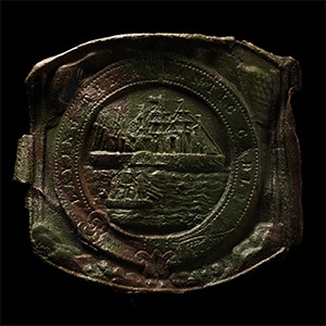 Agamemnon First Atlantic Cable Commemorative Buckle