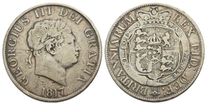 Great Britain. Hanover, George III AR Halfcrown.