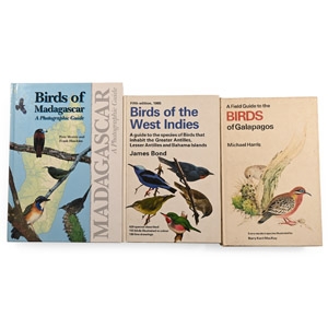 Books on the Birds of the West Indies, Galapagos, and Madagascar - 3 Titles