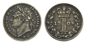 Great Britain. Hanover, George IV AR Penny.