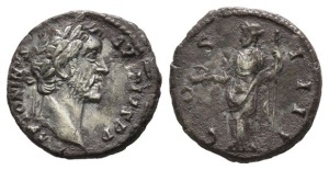 Antoninus Pius AR Denarius.