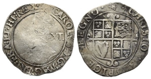 England. Stuart, Charles I AR Shilling.