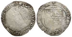 England. Stuart, Charles I AR Shilling.