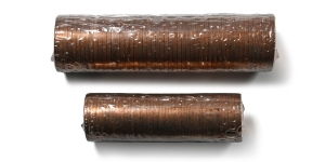 Great Britain. Elizabeth II CU Penny and Halfpenny Roll Group.