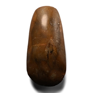 The Greenstead Green Stone Age Polished Brown Patinated Flint Axehead