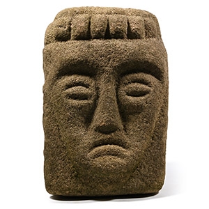 Medieval Limestone Corbel of Adam