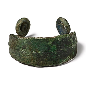Bronze Age Coiled Terminal Bracelet