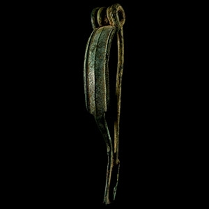 Iron Age Celtic Bronze La Tene Fibula