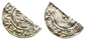 Anglo-Saxon. Kings of all England, Aethelred II AR Cut Halfpenny.