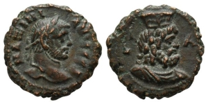 Maximian BI Tetradrachm of Alexandria, Egypt.