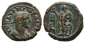 Probus BI Tetradrachm of Alexandria, Egypt.