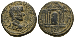 Uranius Antoninus AE 30mm of Emesa, Seleucis and Pieria.