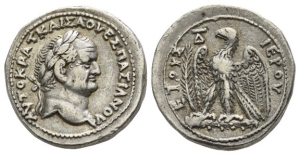 Vespasian AR Tetradrachm of Antioch, Seleucis and Pieria.