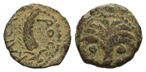 Judaea, Procurators. Marcus Ambibulus AE Prutah.