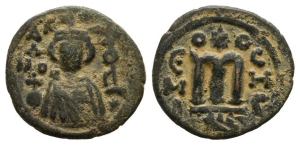 Arab-Byzantine. Umayyad Caliphate, time of Muawiya I ibn Abi Sufyan AE Fals.