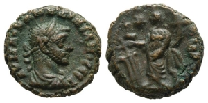 Maximian BI Tetradrachm of Alexandria, Egypt.