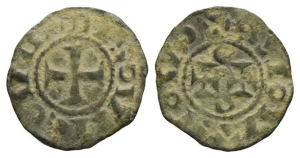 France. Capetian, Uncertain Ruler BI Denier.