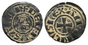 Crusaders. Latin Kingdom of Jerusalem, Amaury ΒΙ Denier.