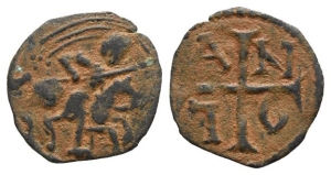 Crusaders, Antioch. Anonymous AE 18mm.