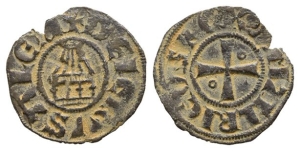 Crusaders. Latin Kingdom of Jerusalem, Amaury BI Denier.