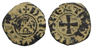 Crusaders. Latin Kingdom of Jerusalem, Amaury BI Denier.