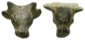 Levant & the Near East Zoomorphic Bronze Weight of 1 Qedet.