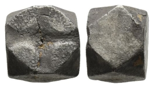 Ottoman Polyhedral Silver Weight of 3 Dirham.