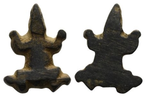 Roman Bronze Amulet.