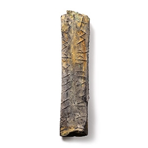 Western Asiatic Lead Scroll with Phoenician Text